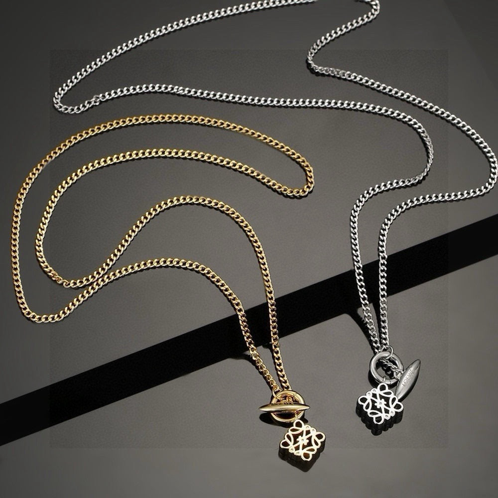 Loewe Sculptural Anagram Pendant Necklace - product image 1