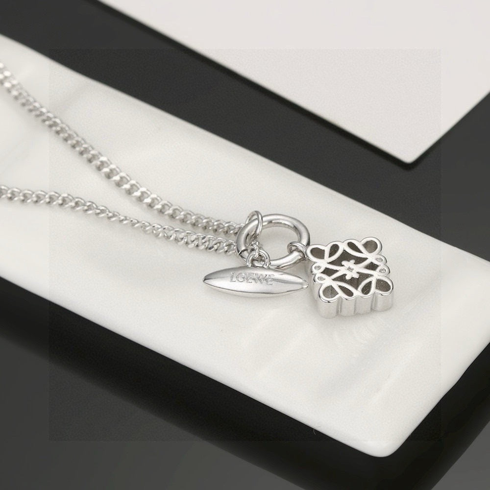 Loewe Sculptural Anagram Pendant Necklace - product image 4