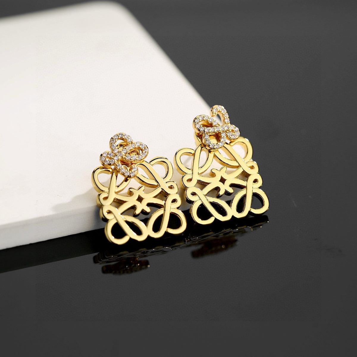 Loewe Double Anagram Drop Earrings - product image 25