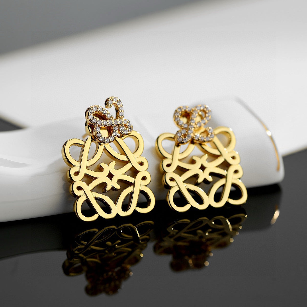 Loewe Double Anagram Drop Earrings - product image 19