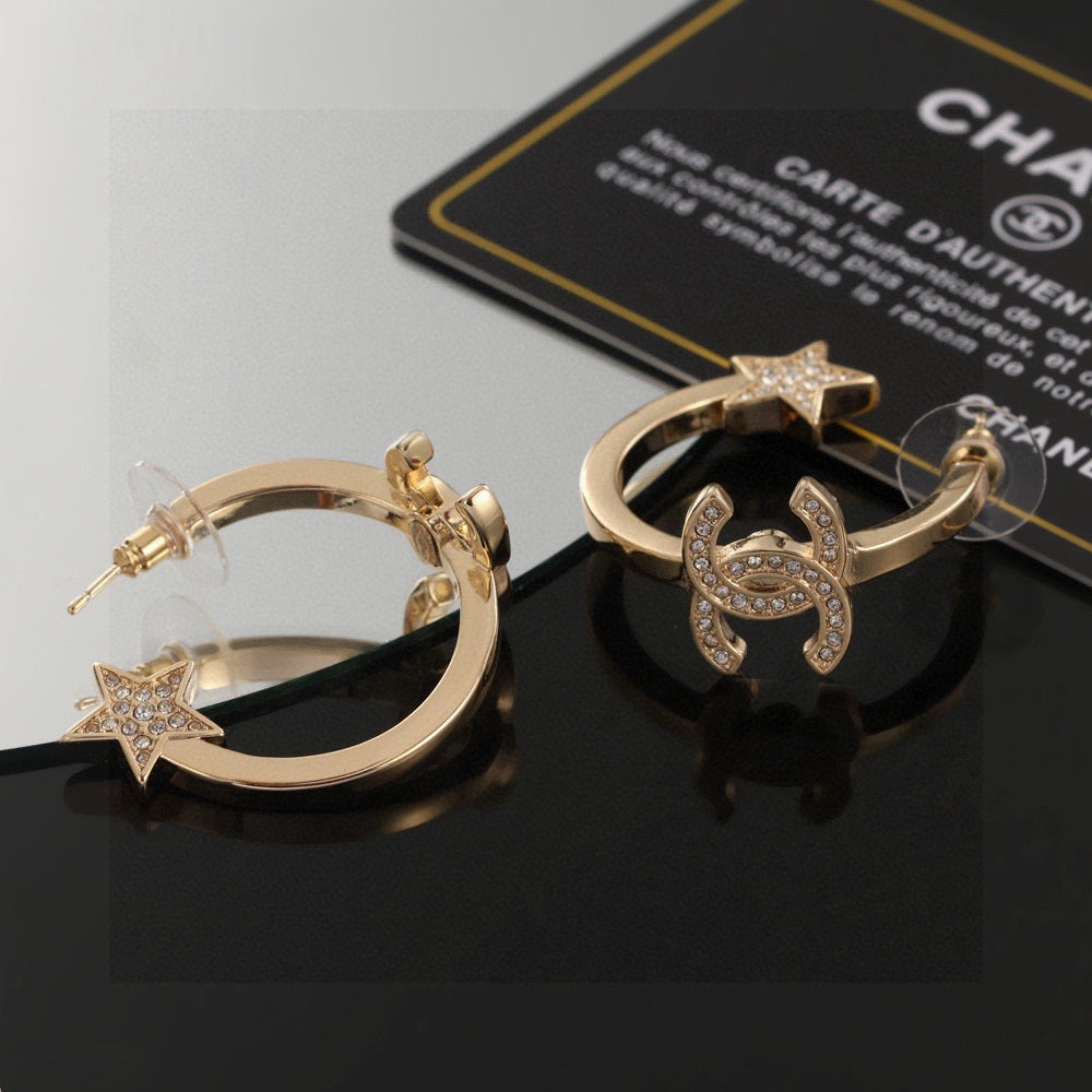Chanel Gold-Tone Earrings - album image 3