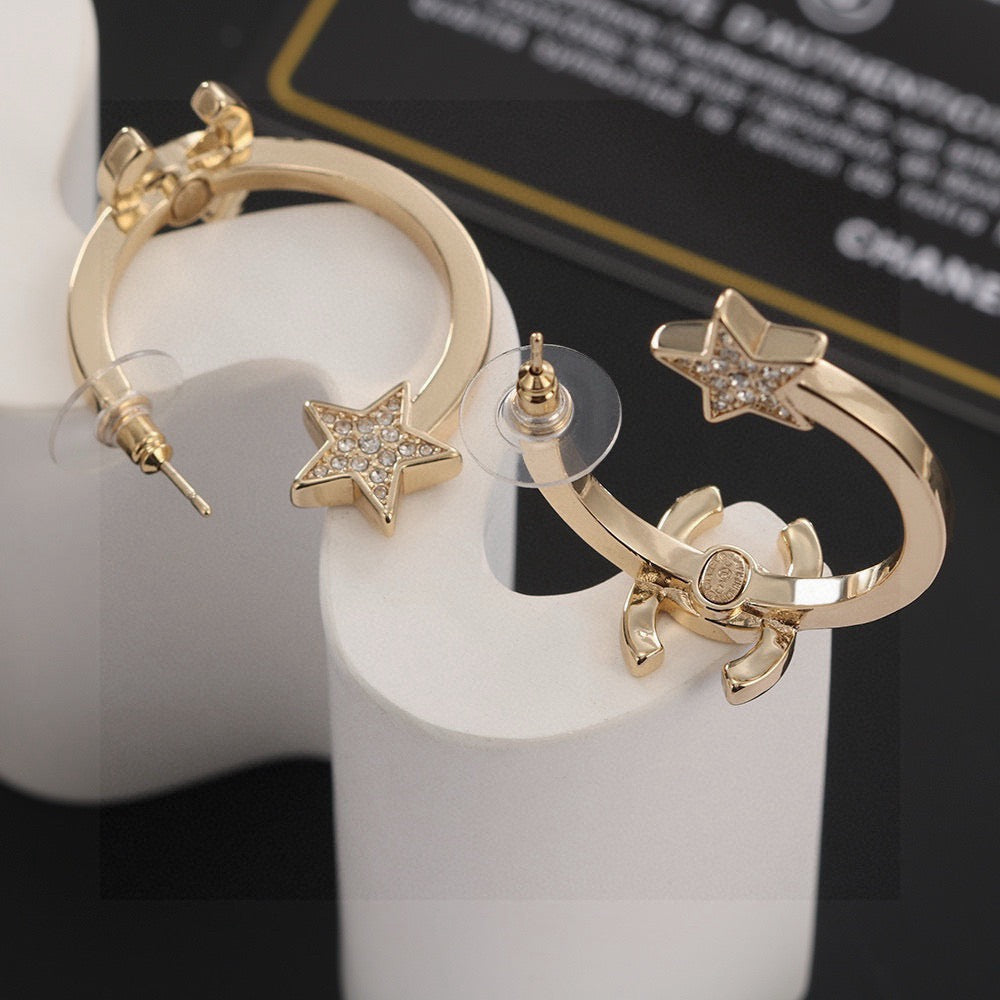 Chanel Gold-Tone Earrings - album image 4