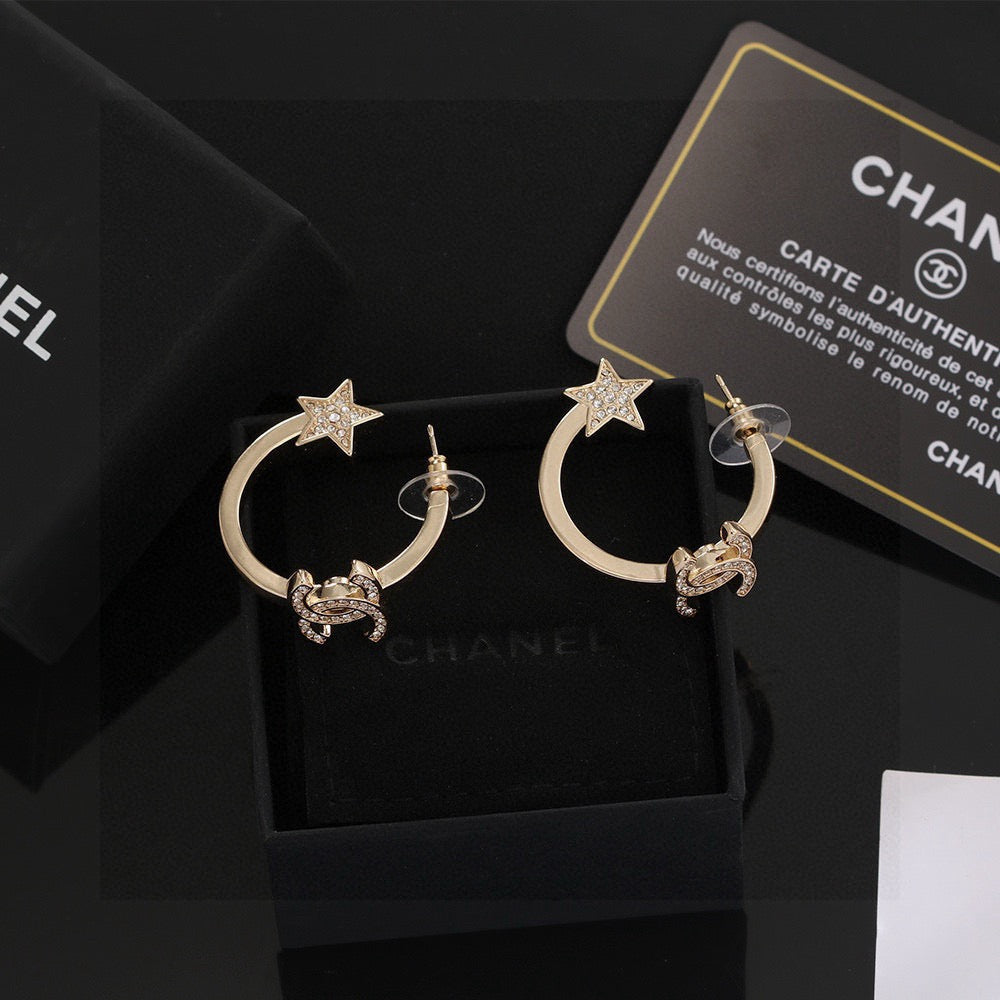 Chanel Gold-Tone Earrings - album image 2