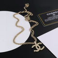 Chanel Gold-Tone Long CC Pendant Necklace - album image 1