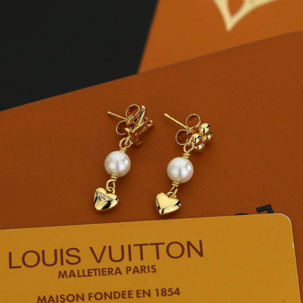Louis Vuitton LV Letter Stud Earrings - album image 4