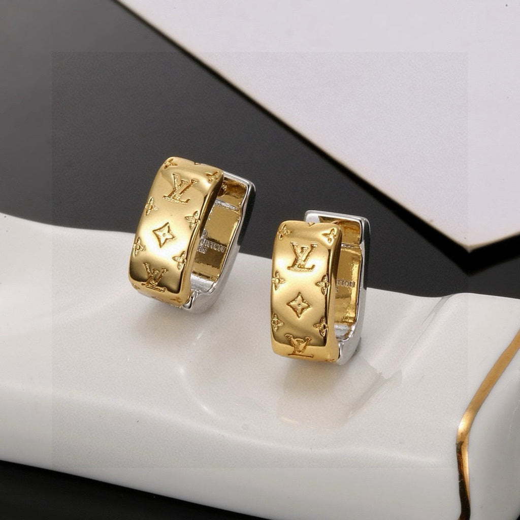 Louis Vuitton Iconic Clover Flower Monogram Openwork Twisted Earrings - album image 5