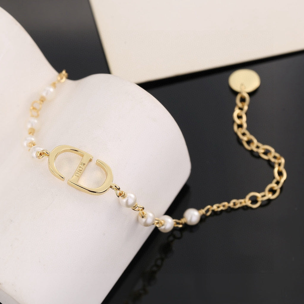 Dior CD Pearl-Look Station Bracelet - product image 11