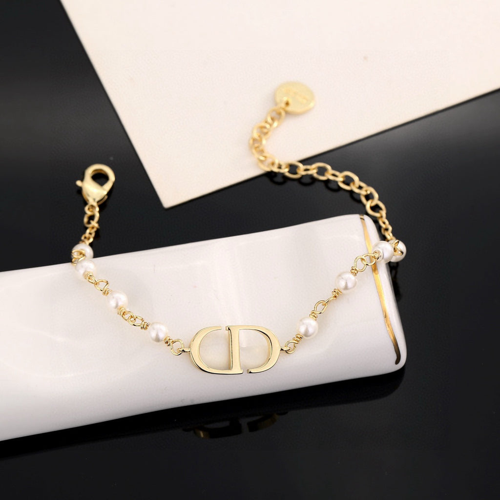 Dior CD Pearl-Look Station Bracelet - product image 15