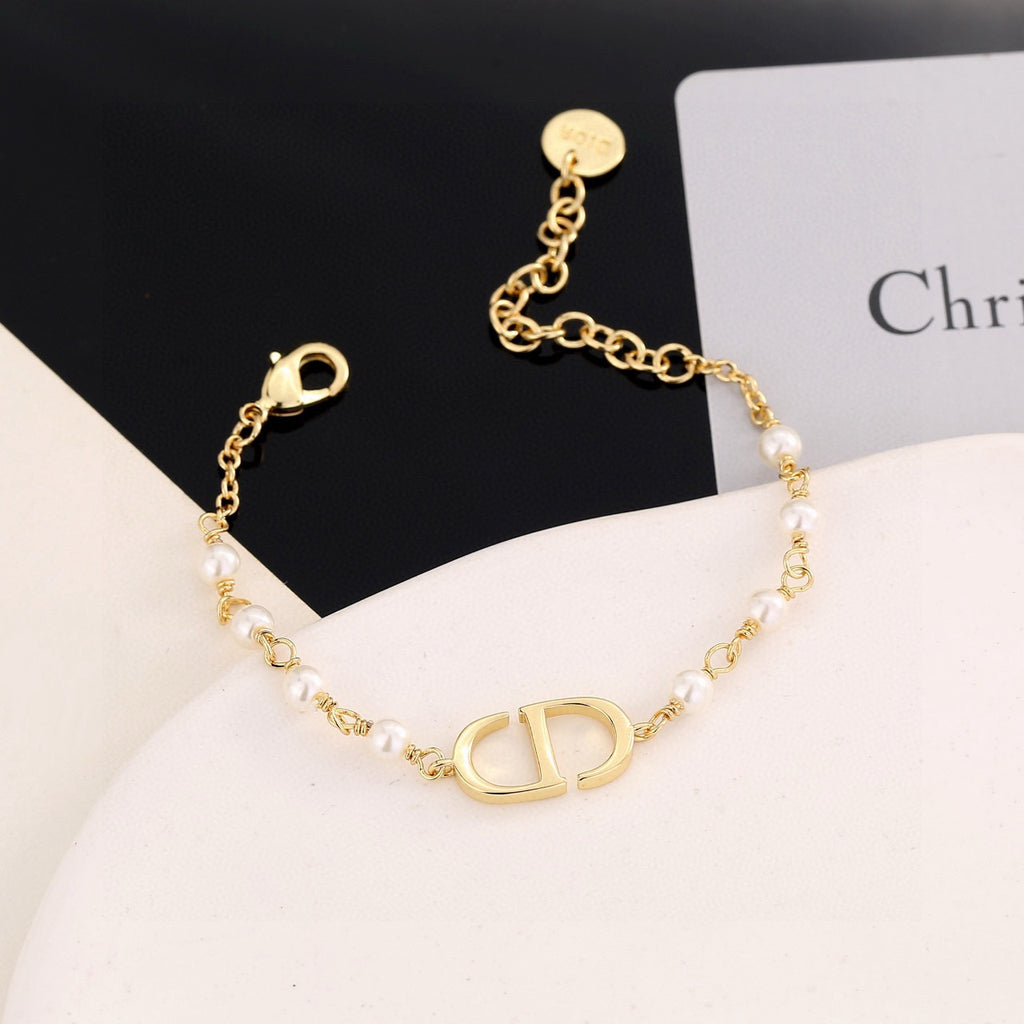 Dior CD Pearl-Look Station Bracelet - product image 12