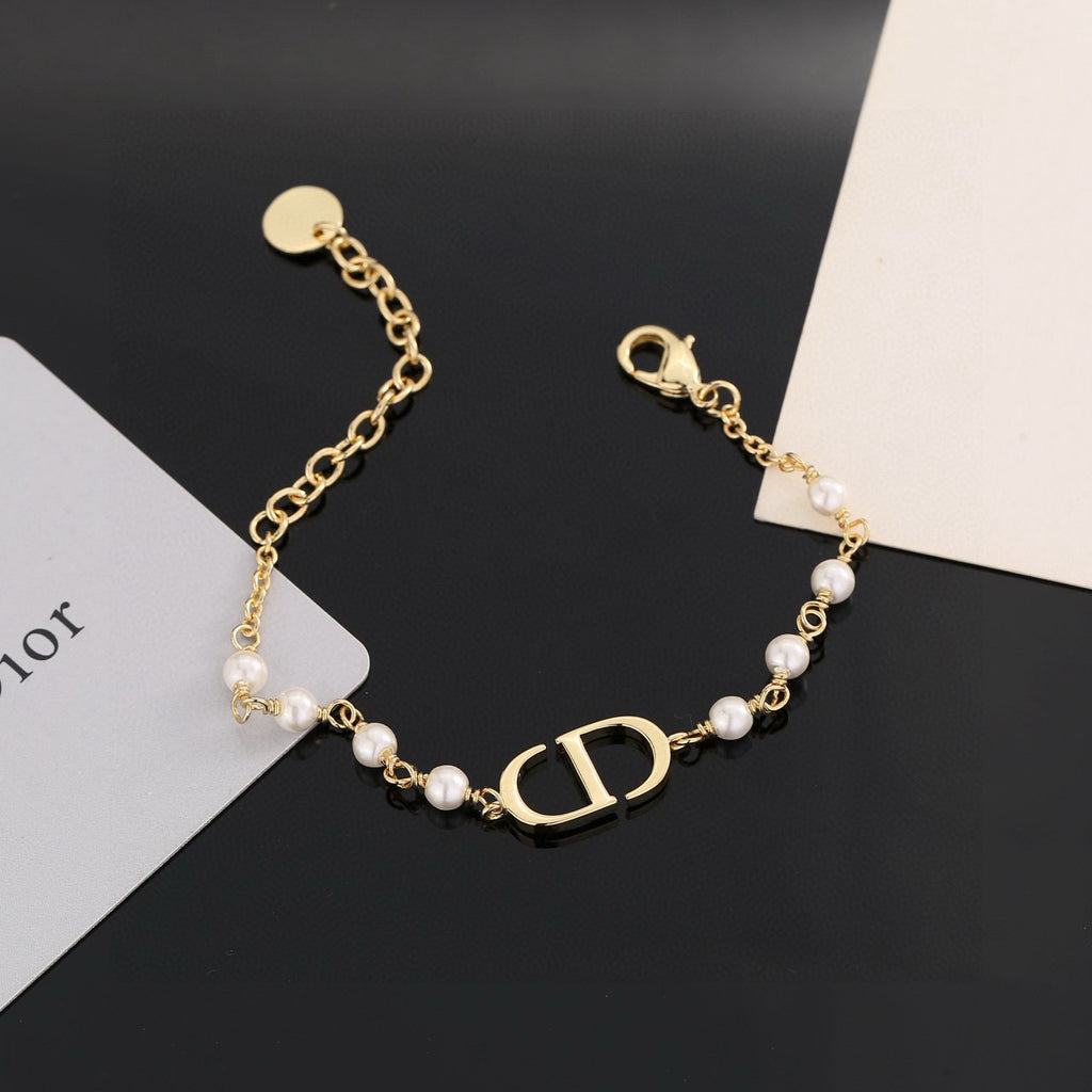 Dior CD Pearl-Look Station Bracelet - product image 14
