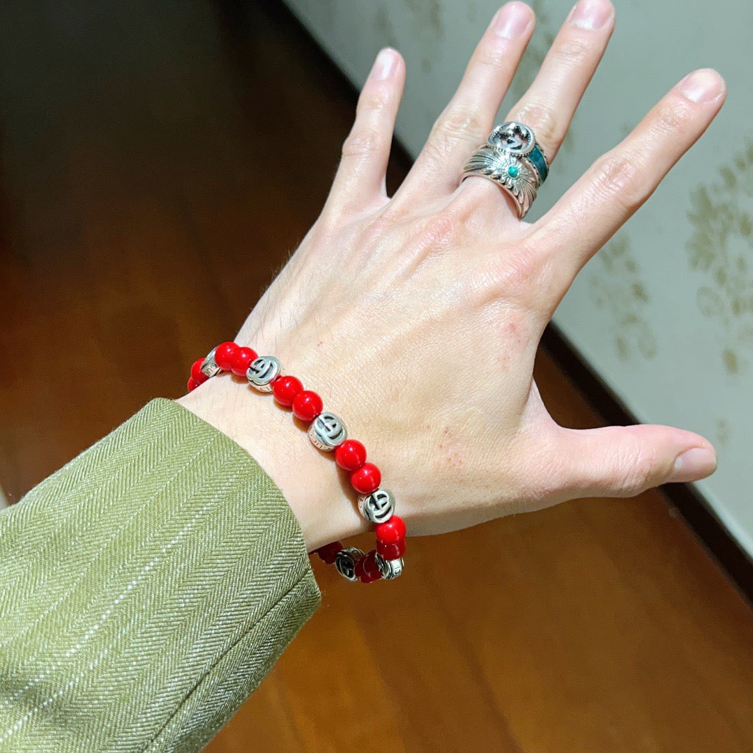 Gucci Anger Forest Interlocking G Crystal Accent Antiqued Bracelet - album image 3