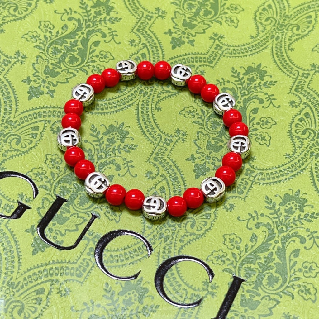 Gucci Anger Forest Interlocking G Crystal Accent Antiqued Bracelet - album image 8