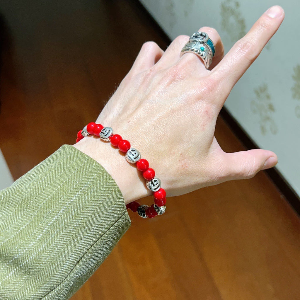 Gucci Anger Forest Interlocking G Crystal Accent Antiqued Bracelet - album image 9