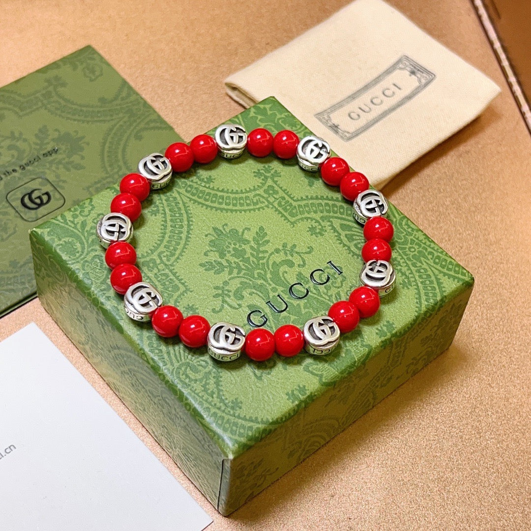 Gucci Anger Forest Interlocking G Crystal Accent Antiqued Bracelet - album image 4