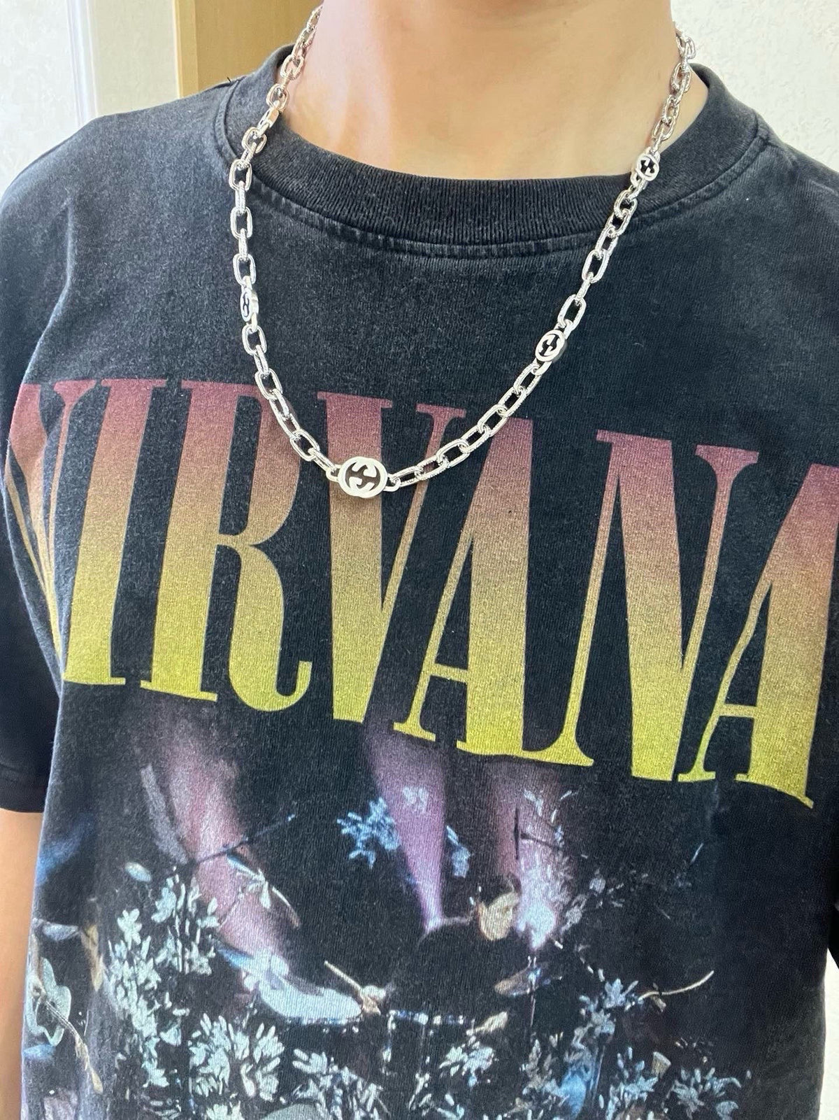 Gucci Anger Forest Antiqued Chain Necklace - album image 6