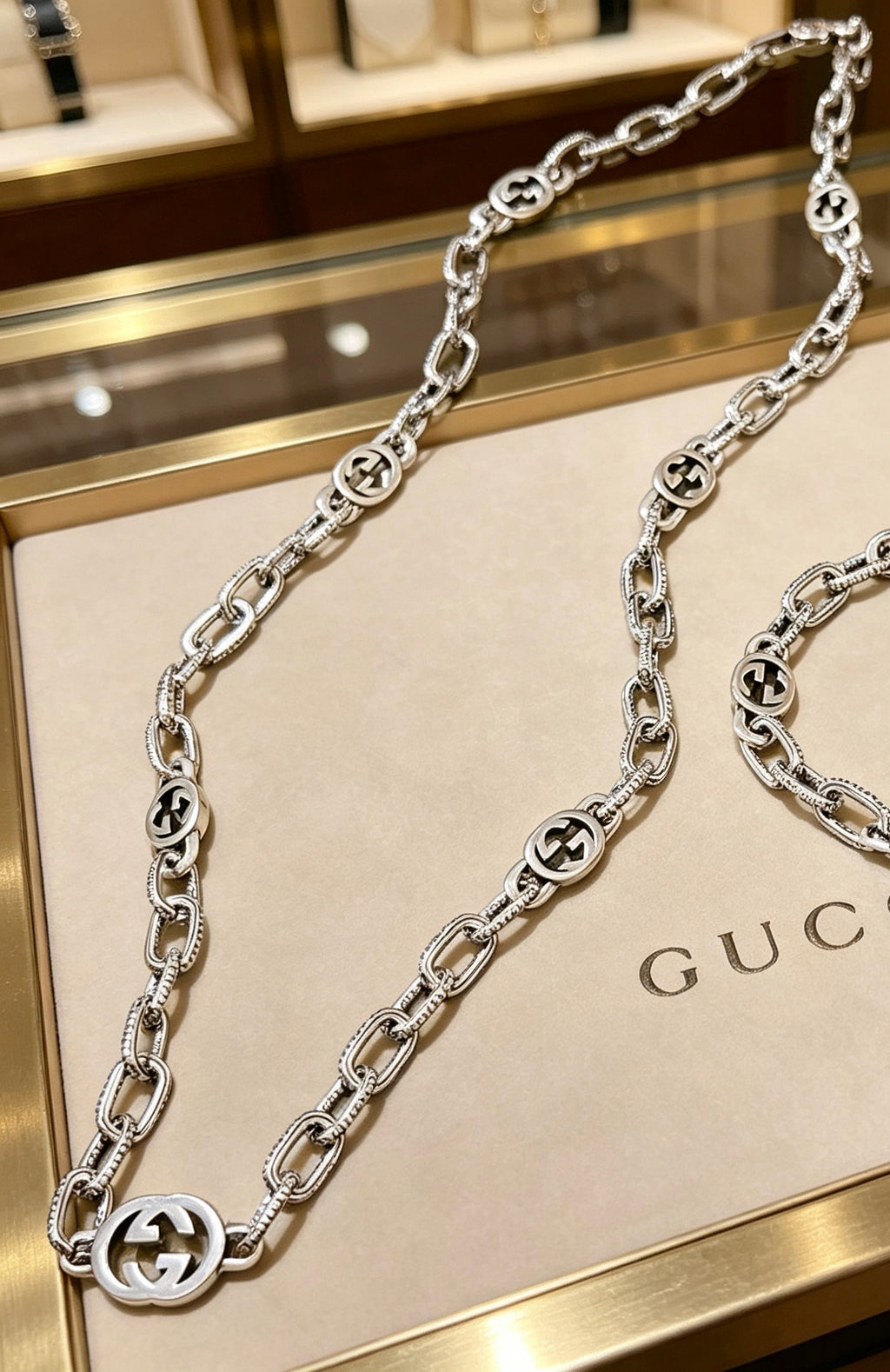 Gucci Anger Forest Antiqued Chain Necklace - album image 1