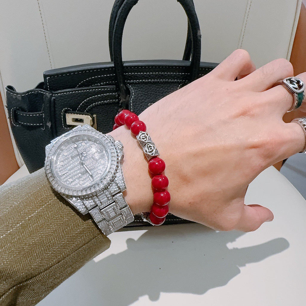 Gucci Anger Forest Interlocking G Antiqued Bracelet - album image 9