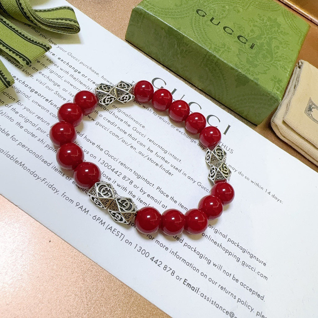 Gucci Anger Forest Interlocking G Antiqued Bracelet - album image 5