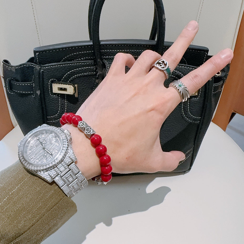 Gucci Anger Forest Interlocking G Antiqued Bracelet - album image 6