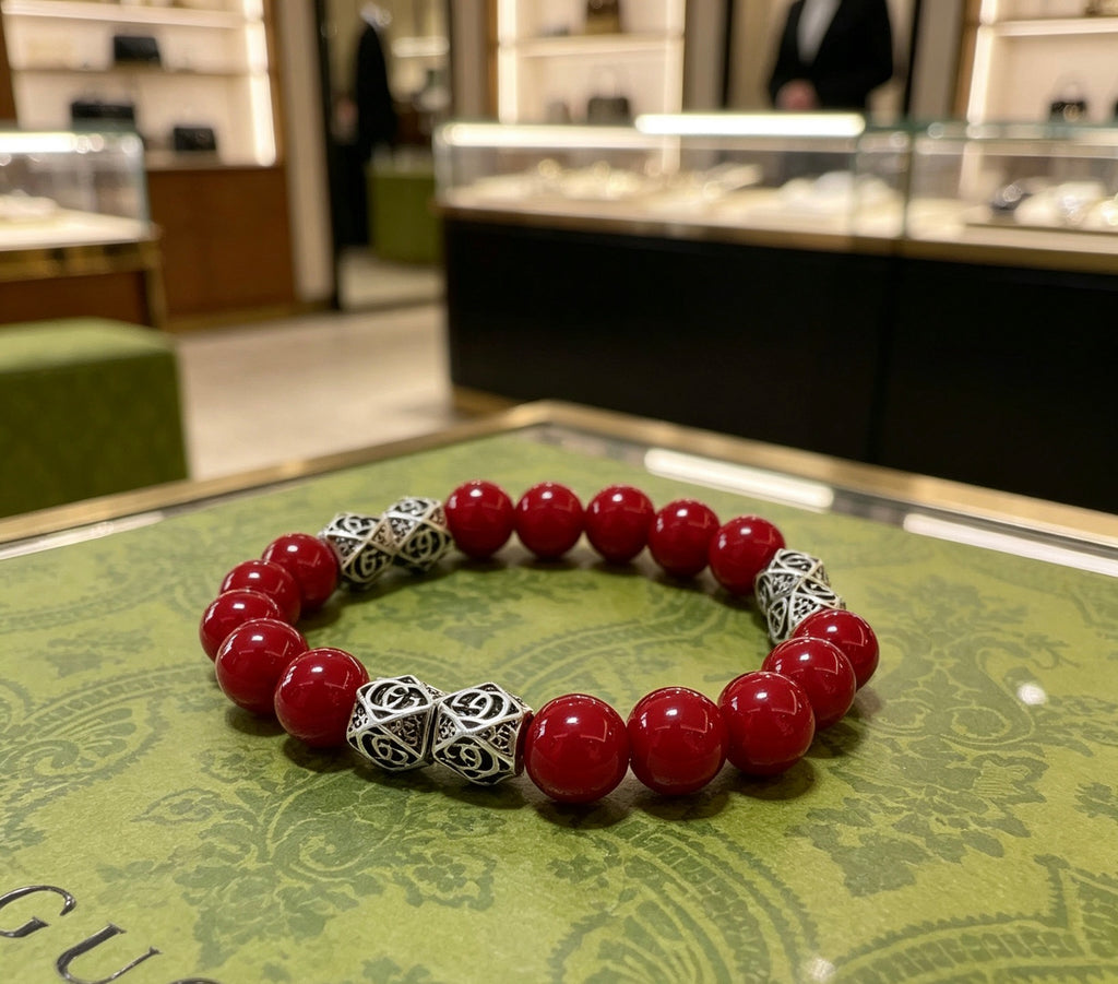 Gucci Anger Forest Interlocking G Antiqued Bracelet - album image 2