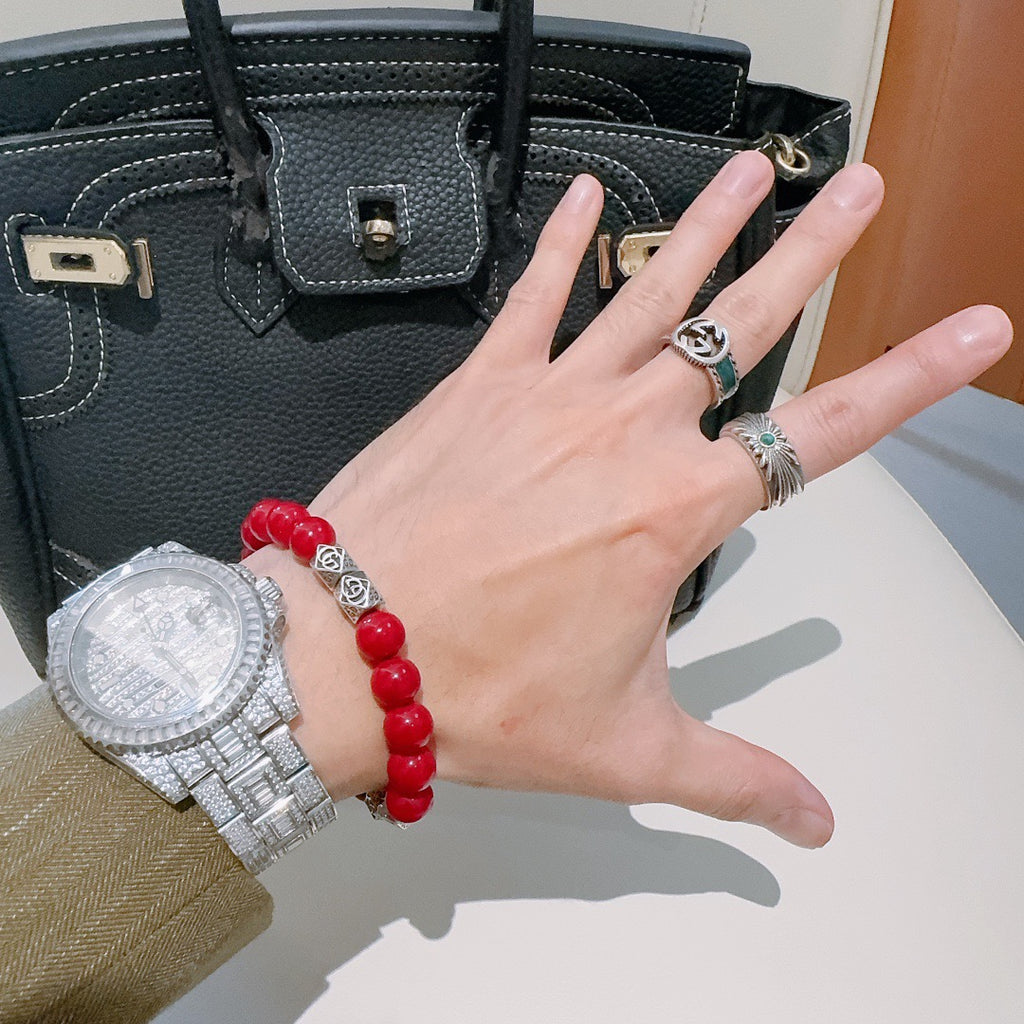 Gucci Anger Forest Interlocking G Antiqued Bracelet - album image 3