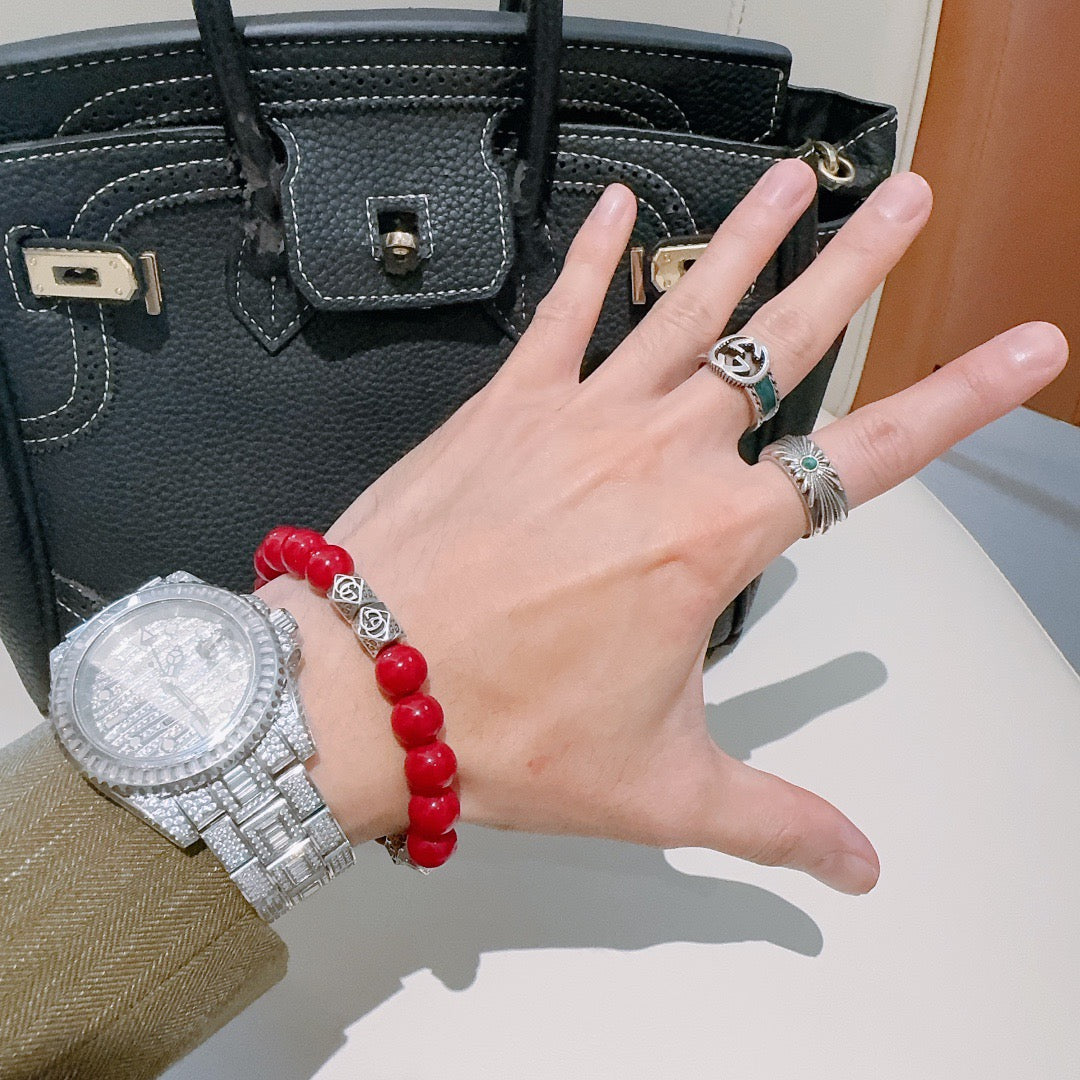Gucci Anger Forest Interlocking G Antiqued Bracelet - album image 3