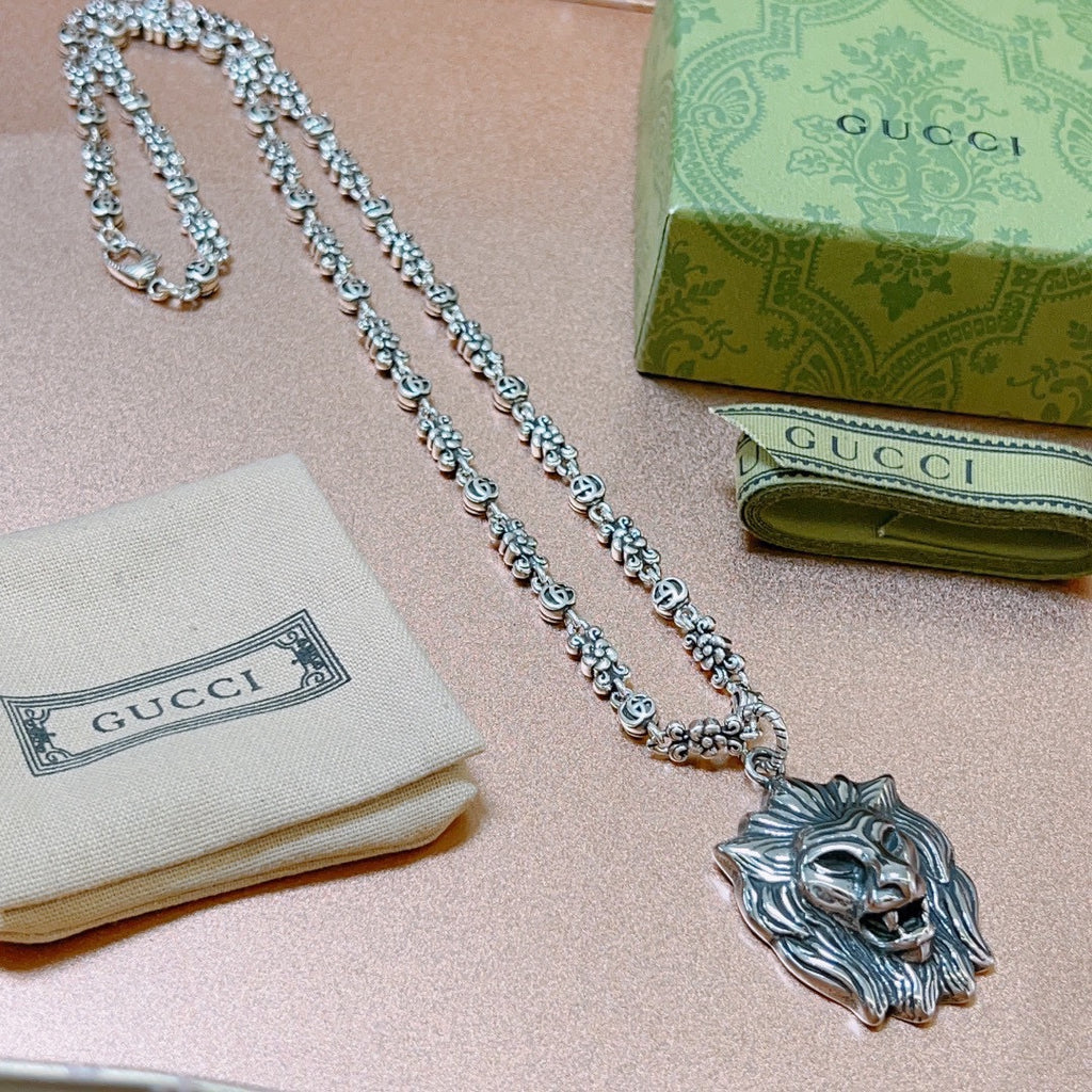 Gucci Anger Forest Antiqued Chain Necklace - album image 4