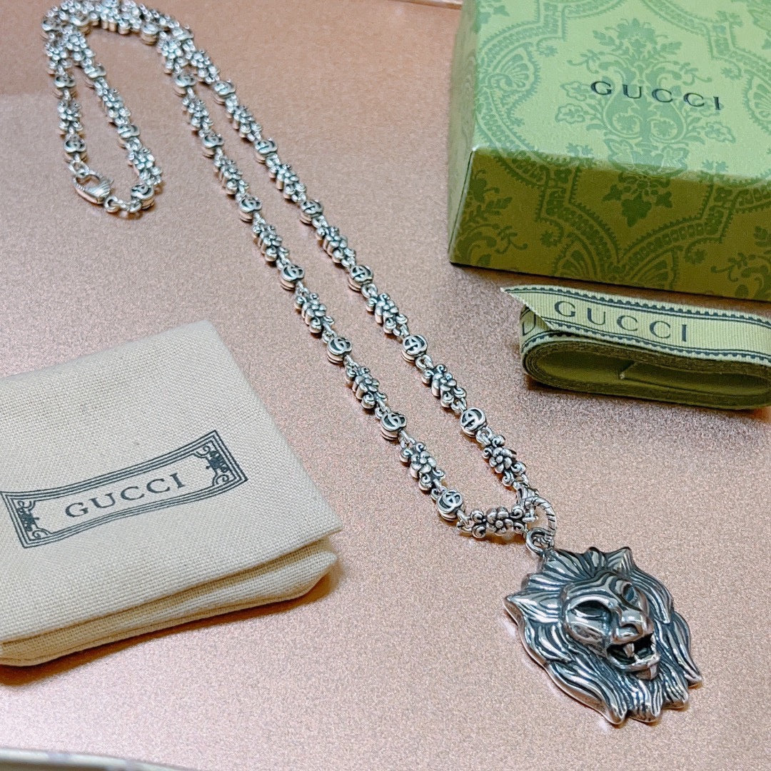 Gucci Anger Forest Antiqued Chain Necklace - album image 4