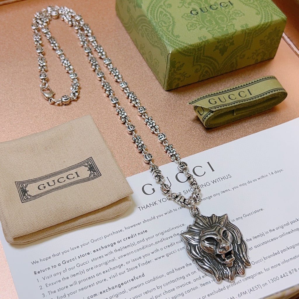 Gucci Anger Forest Antiqued Chain Necklace - album image 2