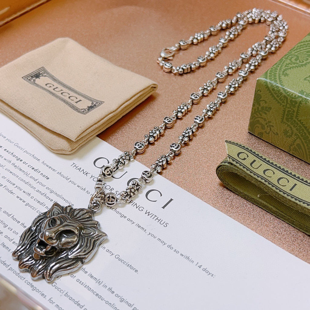 Gucci Anger Forest Antiqued Chain Necklace - album image 7