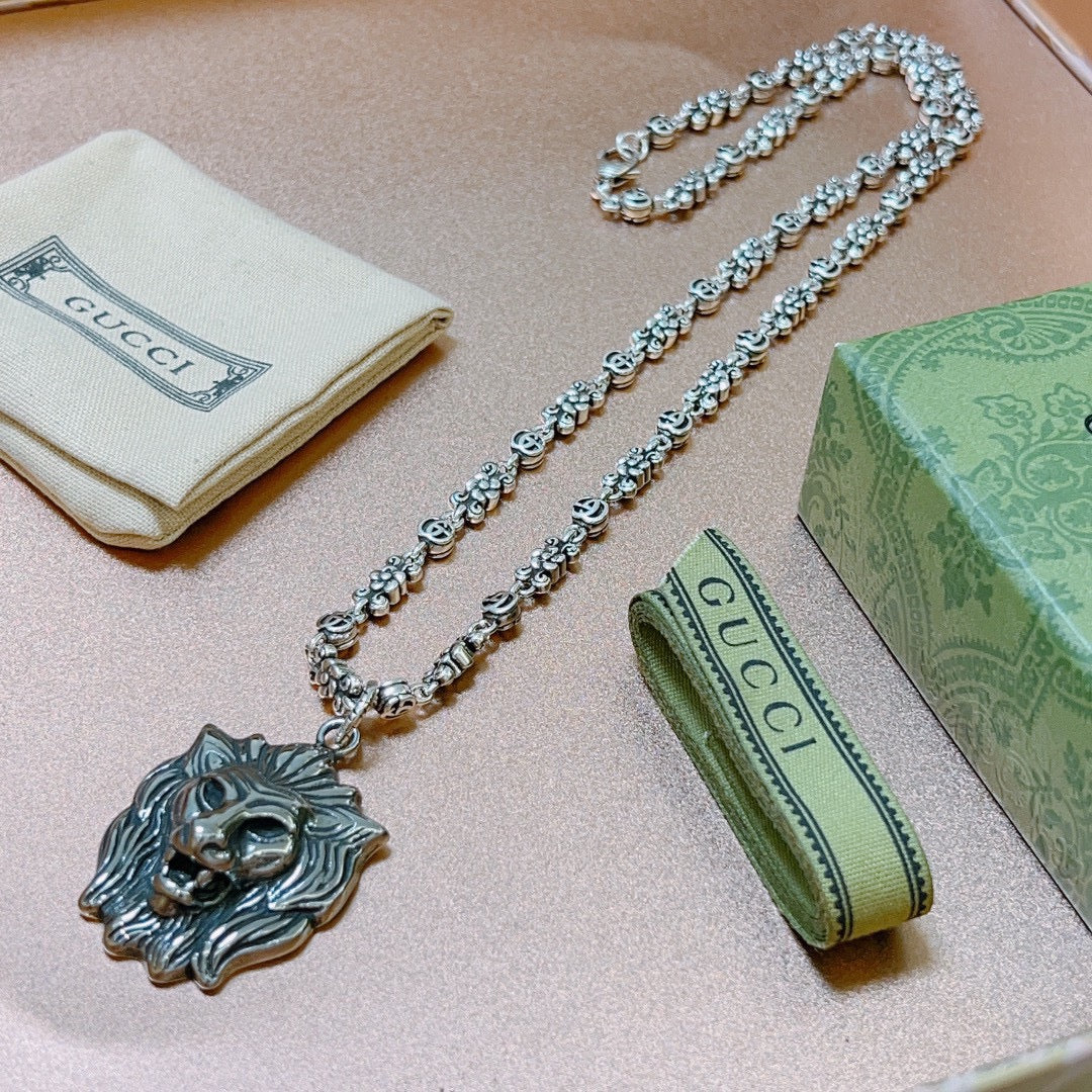 Gucci Anger Forest Antiqued Chain Necklace - album image 9