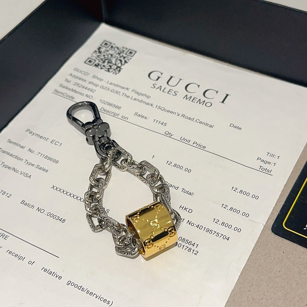 Gucci Anger Forest Interlocking G Key Keychain - album image 7