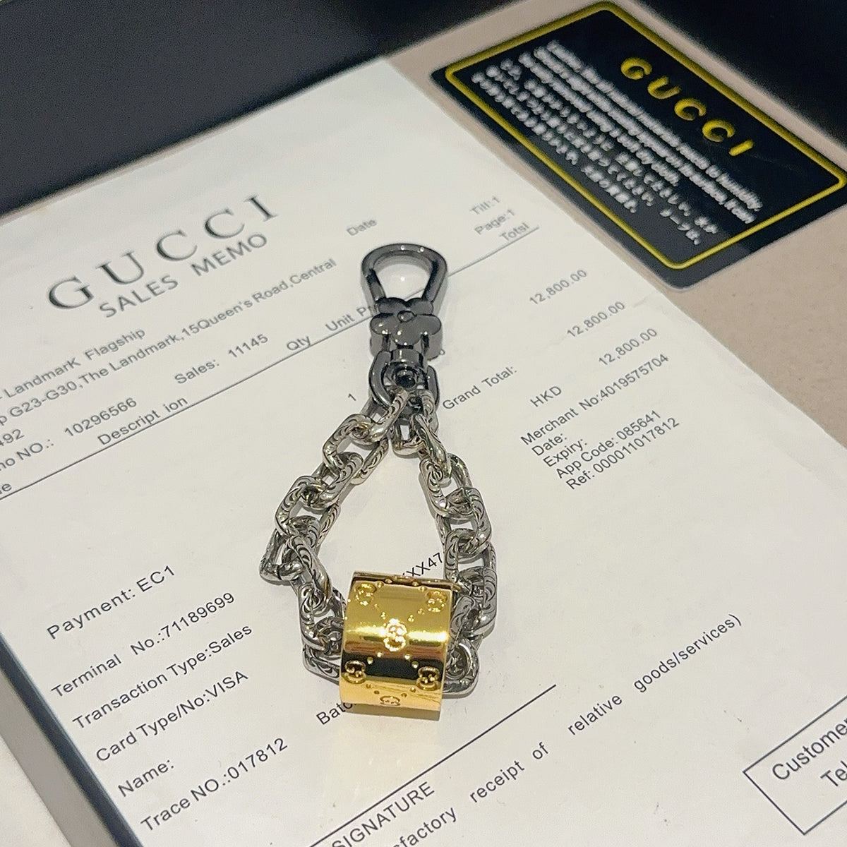 Gucci Anger Forest Interlocking G Key Keychain - album image 8