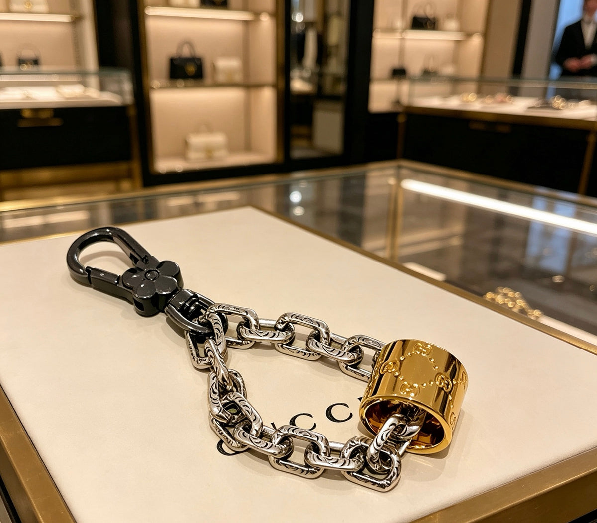 Gucci Anger Forest Interlocking G Key Keychain - album image 1