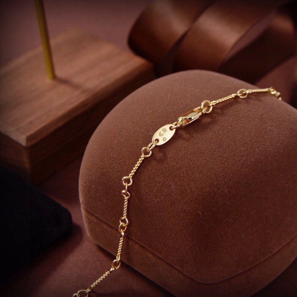 Chrome Hearts Gold-Tone Sparkling Cross Cluster Necklace - album image 8