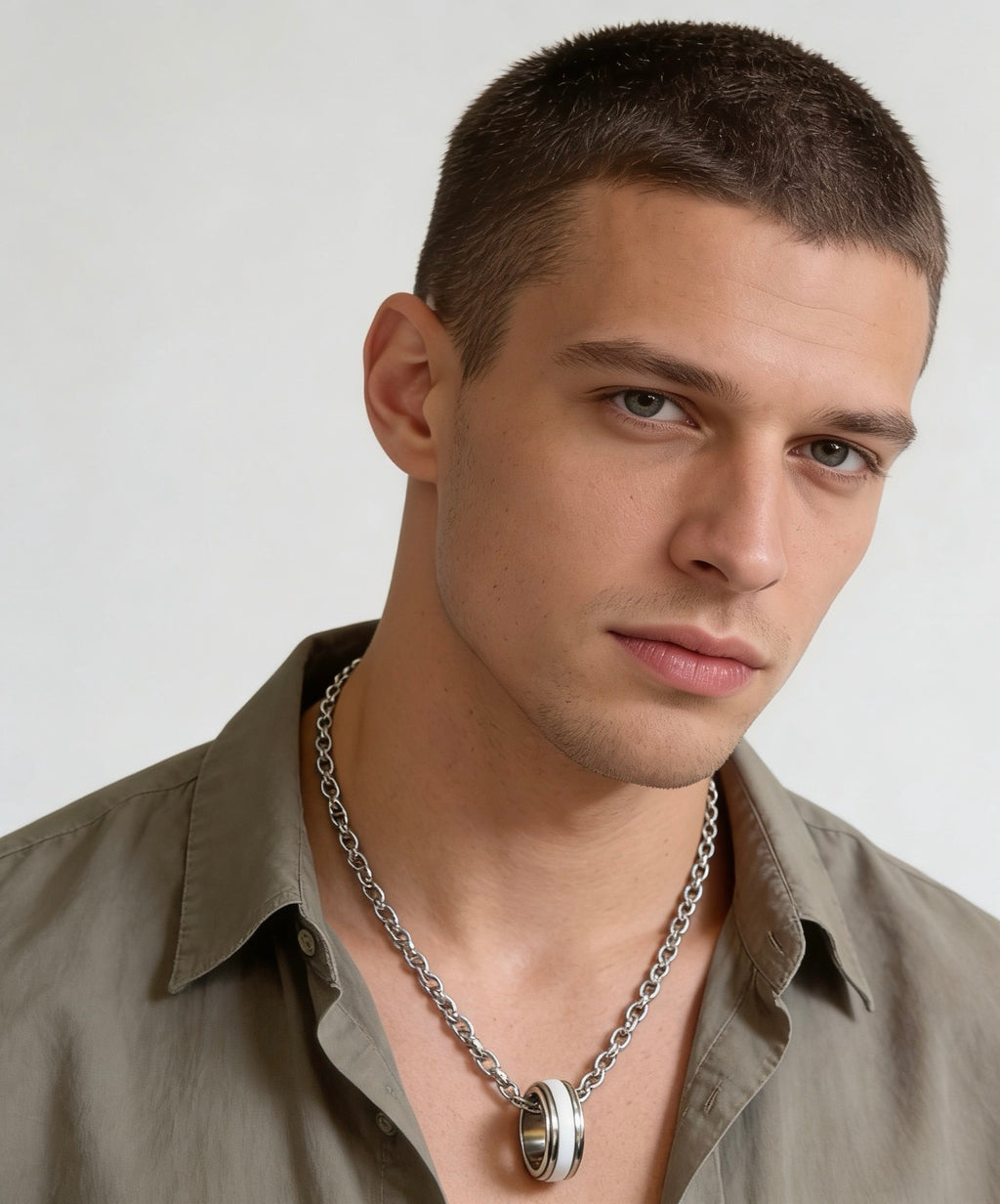 Gucci Anger Forest Interlocking G Antiqued Chain Necklace - album image 8