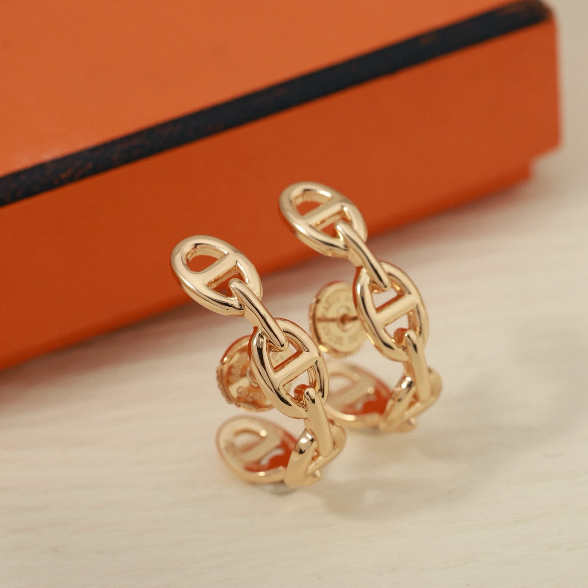 Hermès Silver-Tone Open Anchor-Link Ring - album image 7