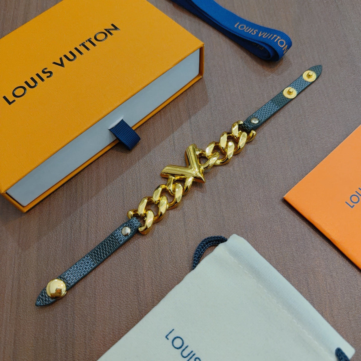 Louis Vuitton Leather Bracelet - album image 5