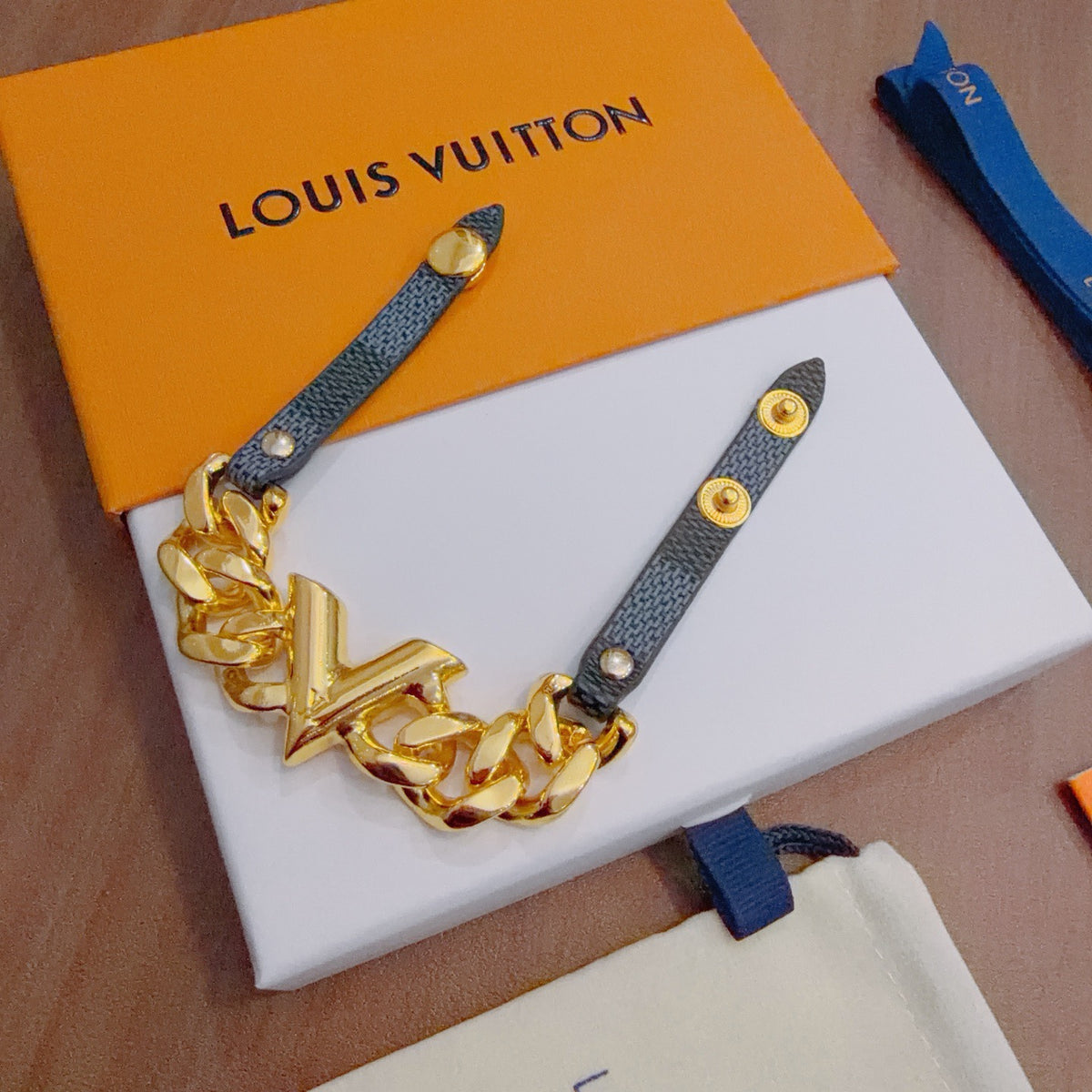 Louis Vuitton Leather Bracelet - album image 6