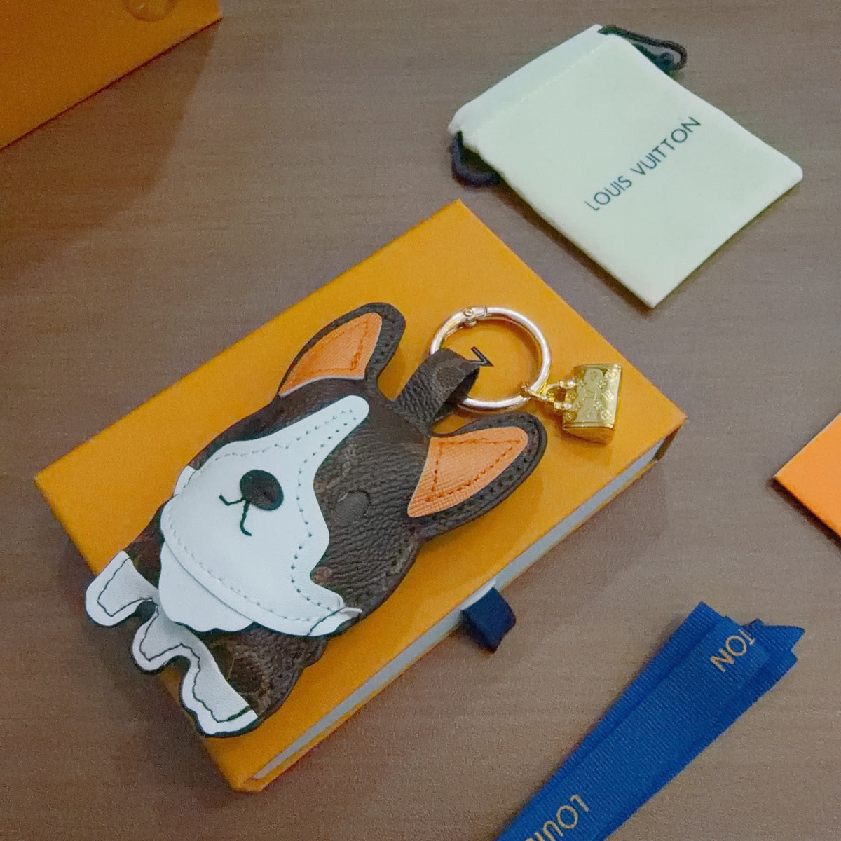 Louis Vuitton Black and White Cat Keychain - album image 1