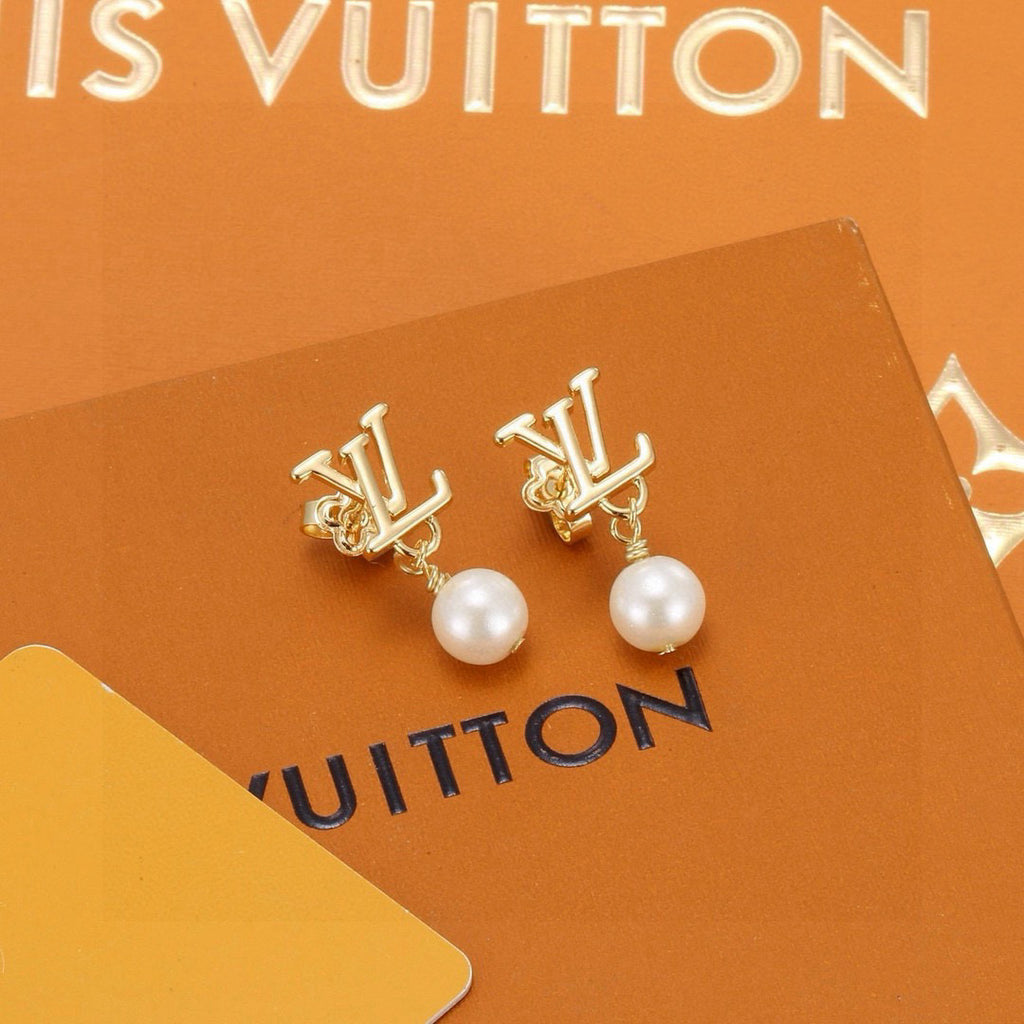 Louis Vuitton LV Letter Stud Earrings - album image 1