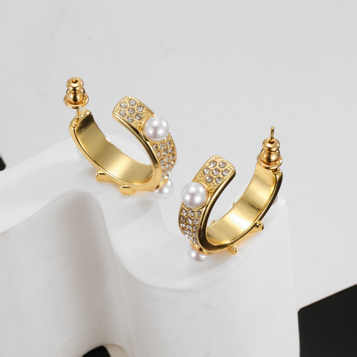 Louis Vuitton LV Letter Stud Earrings - album image 5
