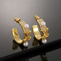 Louis Vuitton LV Letter Stud Earrings - album image 1