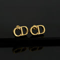 Dior Minimal Gold-Tone CD Stud Earrings - product image 1