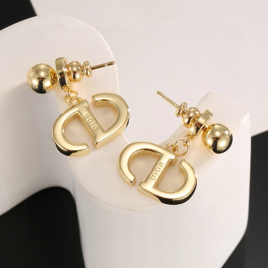 Dior Star-Topped CD Earrings - product image 6