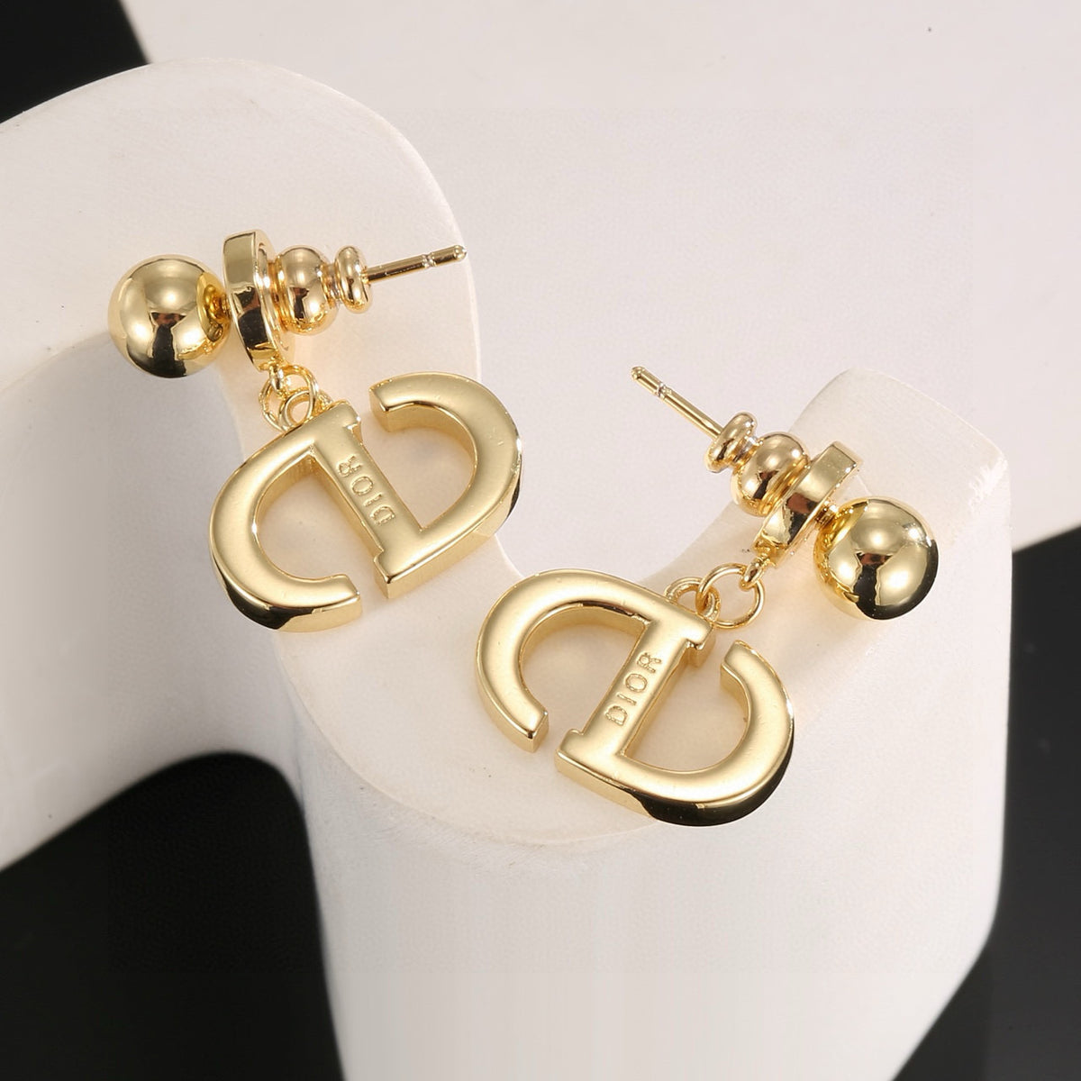Dior Star-Topped CD Earrings - product image 6