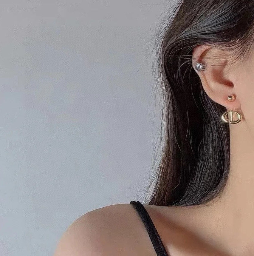 Dior Star-Topped CD Earrings - product image 3