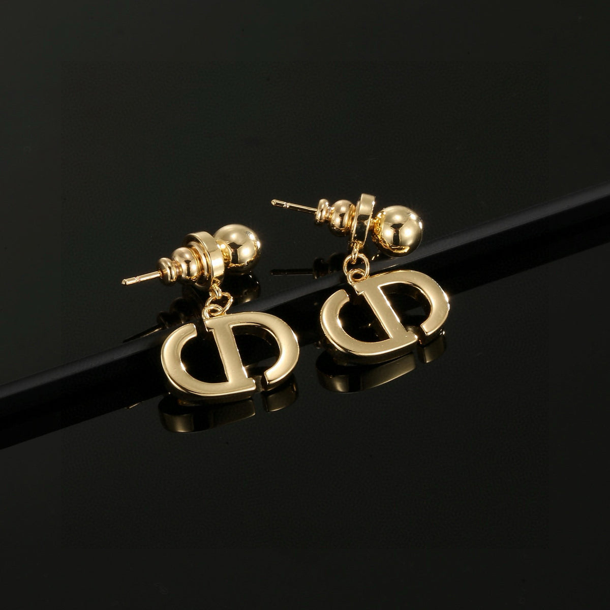 Dior Star-Topped CD Earrings - product image 5