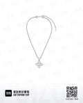 Louis Vuitton Silver-Tone Flower Pendant Necklace - album image 1