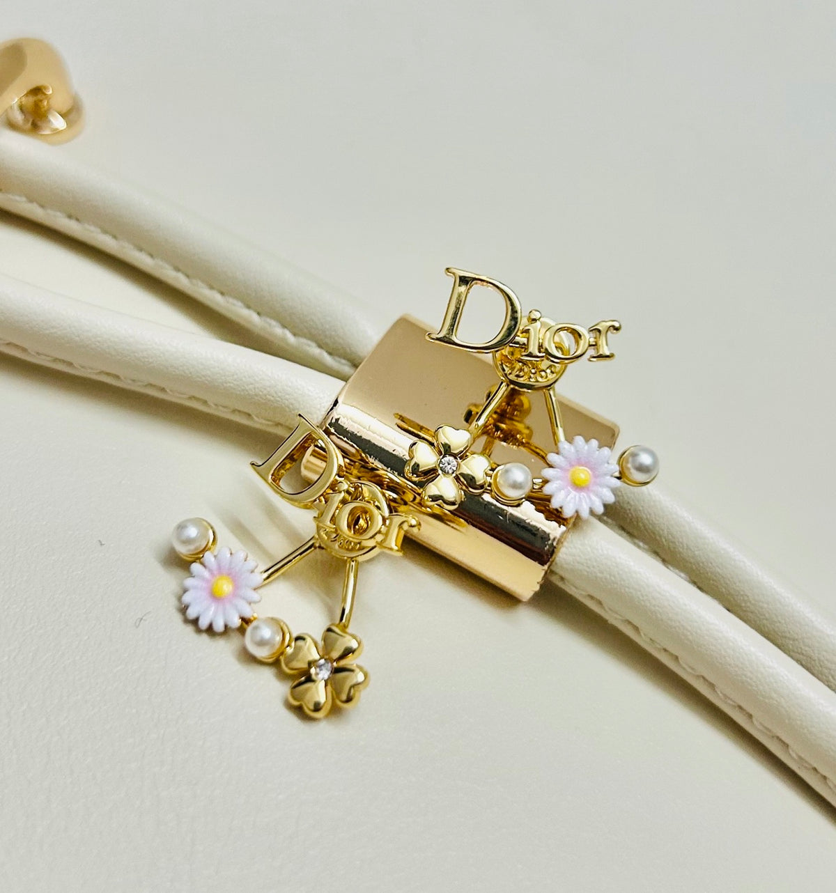 Dior Mini Letter Stud Earrings - product image 6